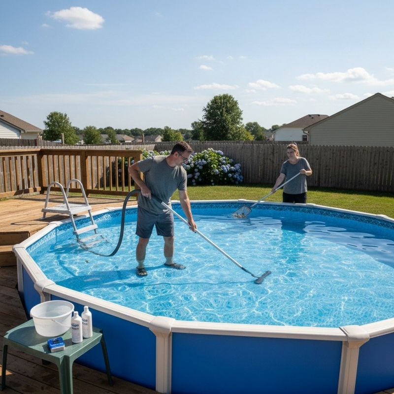 Above Ground Pool Cleaning