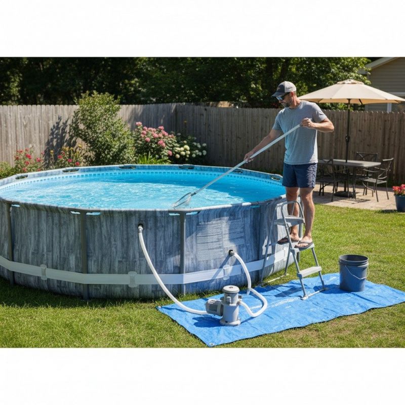 Above Ground Pool Cleaning