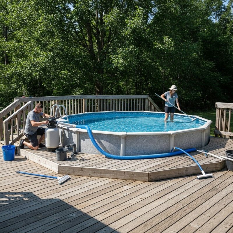 Above Ground Pool Cleaning